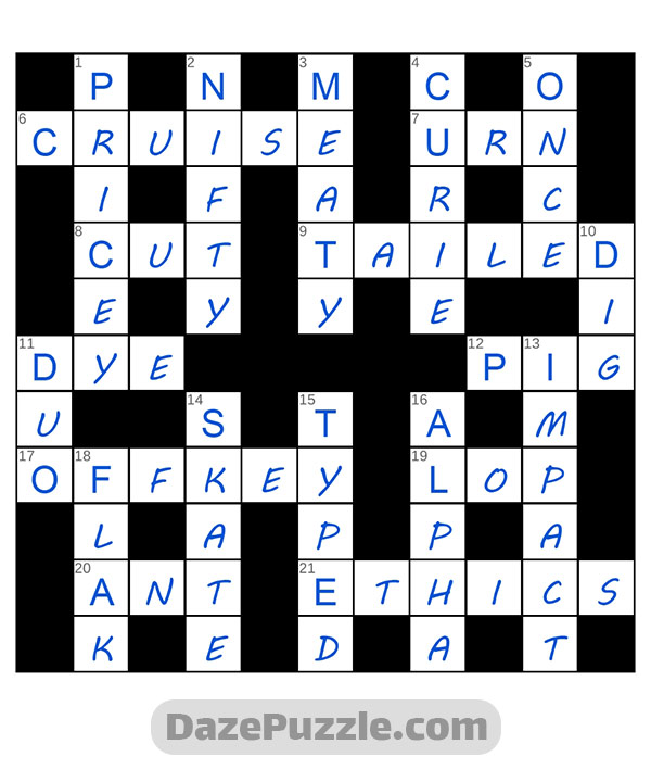 puzzle page crossword 25 november 2024 answer