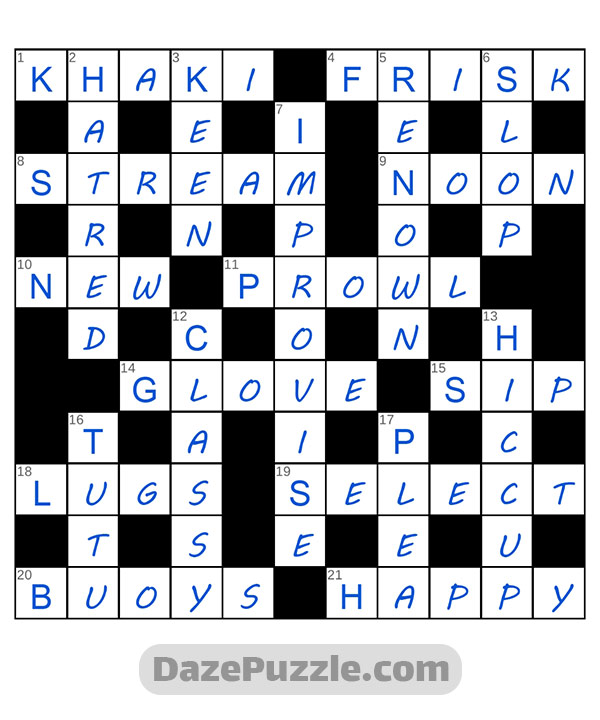 puzzle page crossword 26 november 2024 answer