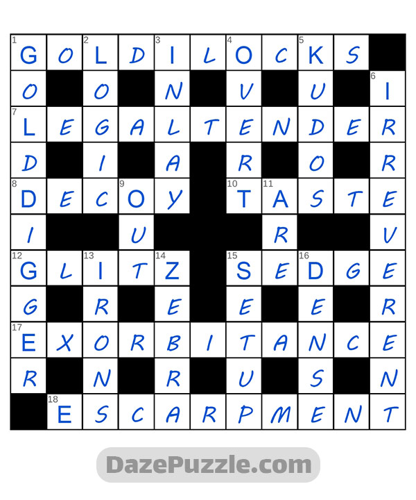 puzzle page crossword 28 november 2024 answer