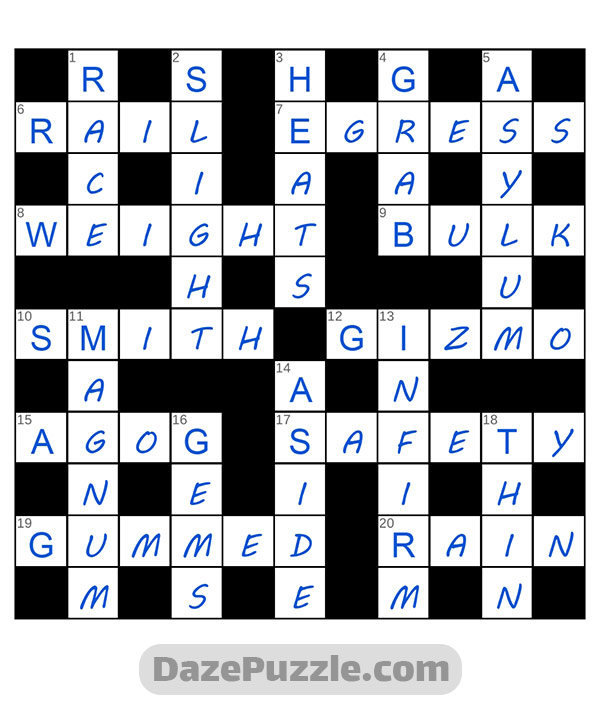 puzzle page crossword 7 november 2024 answer
