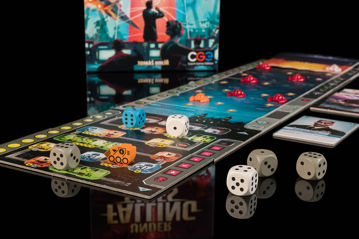 under falling skies board game