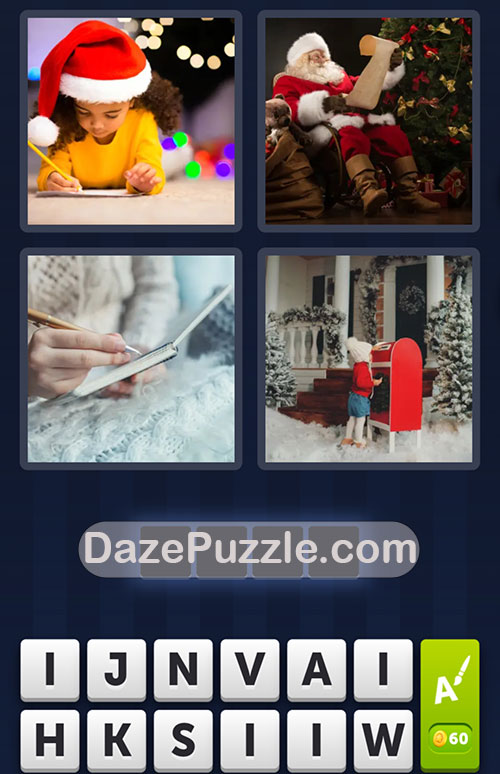 4 Pics 1 Word Daily Bonus Puzzle December 19 2024 Answer