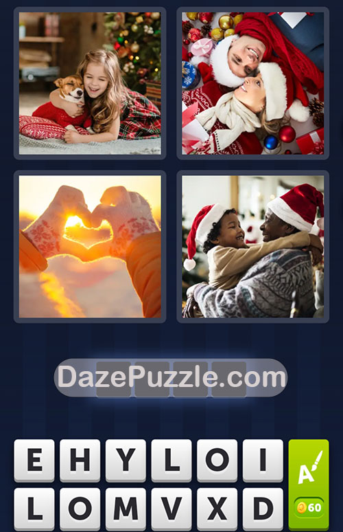 4 Pics 1 Word Daily Bonus Puzzle December 24 2024 Answer