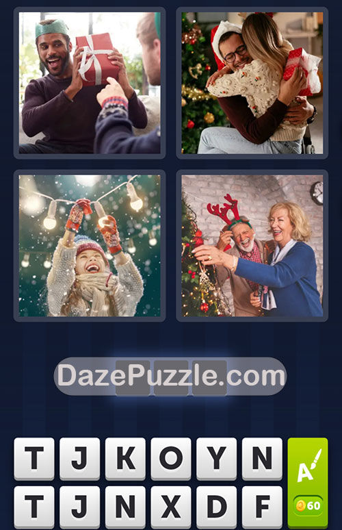 4 Pics 1 Word Daily Bonus Puzzle December 25 2024 Answer