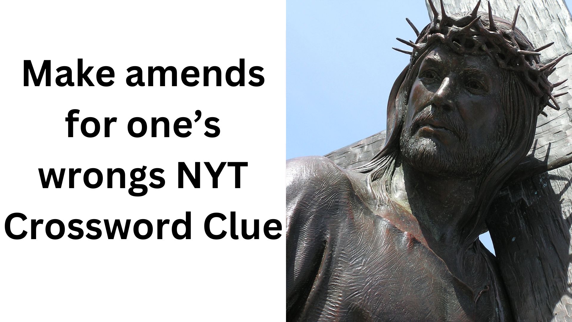 Make amends for one's wrongs NYT Crossword Clue