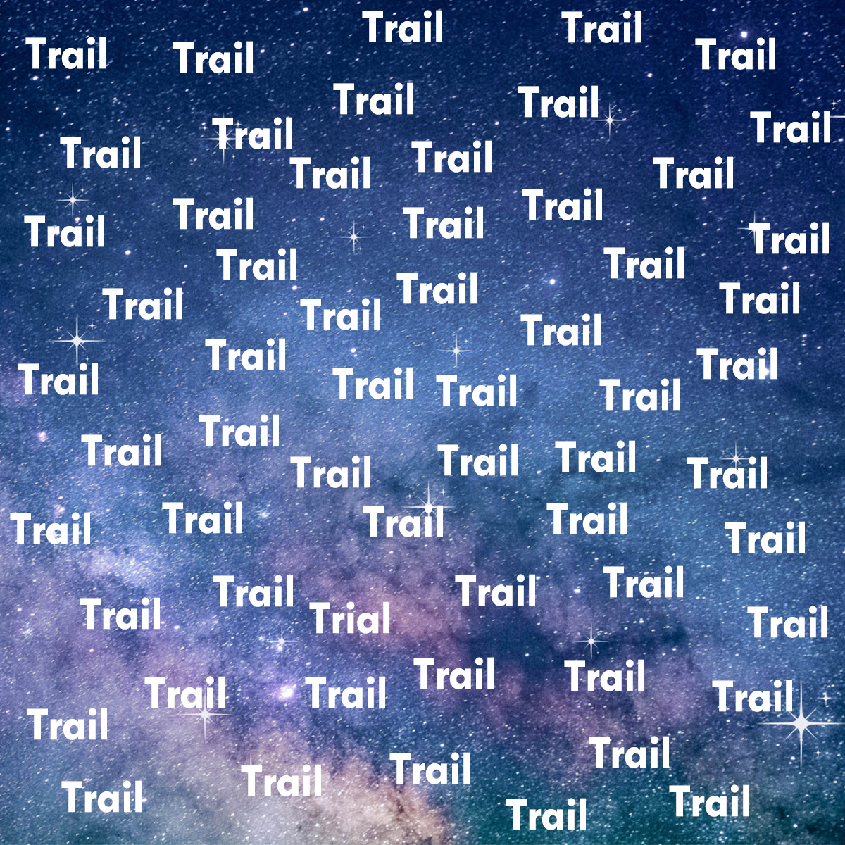 Find the word different among trail