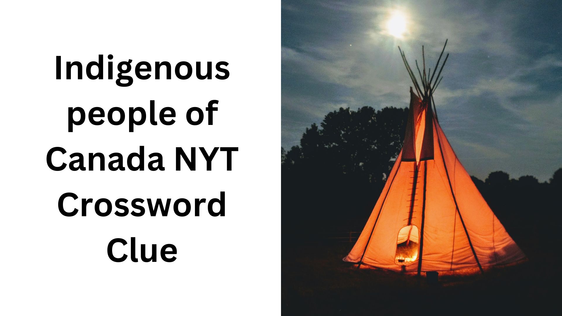 Indigenous people of Canada NYT Crossword Clue