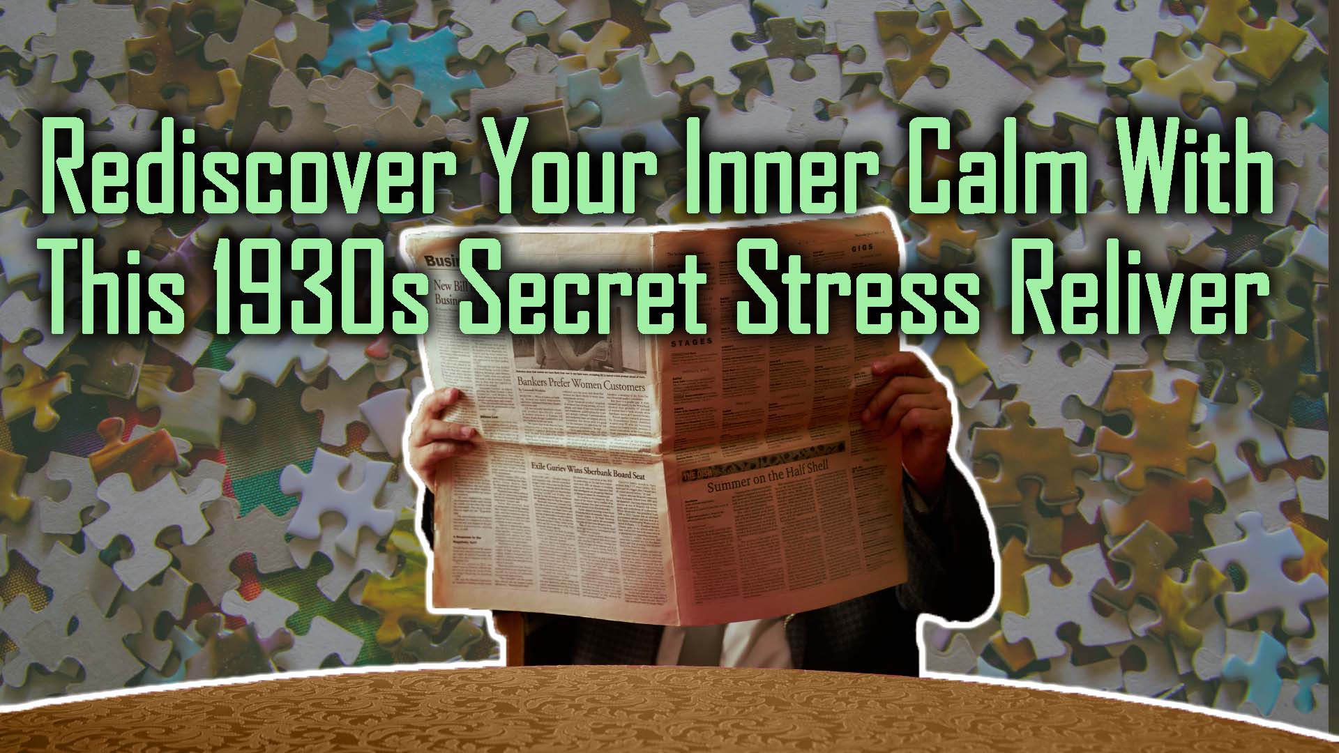 Feeling Stressed Out? This Classic 1930s Hobby Can Lift Your Spirits