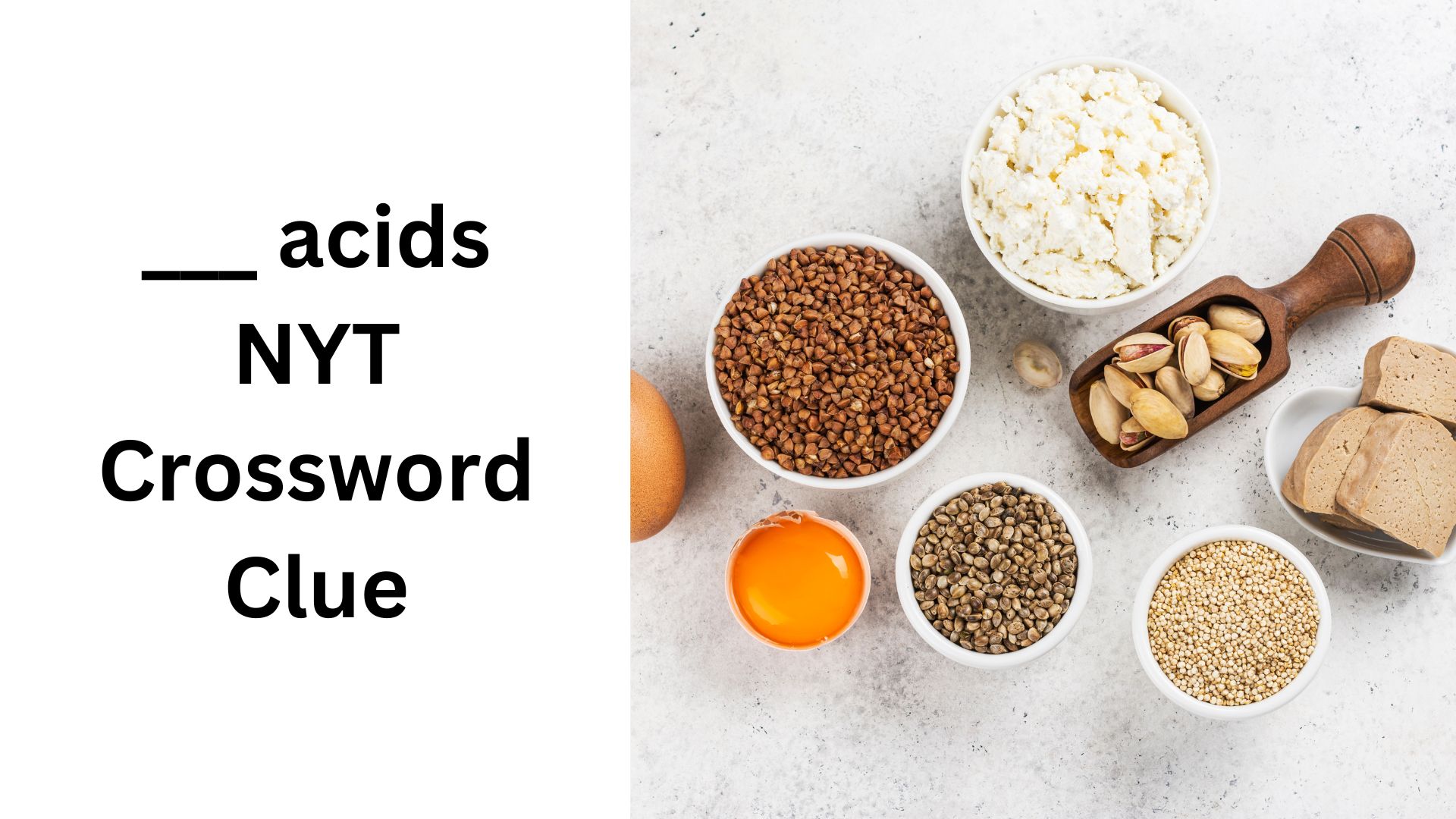 ___ acids NYT Crossword Clue