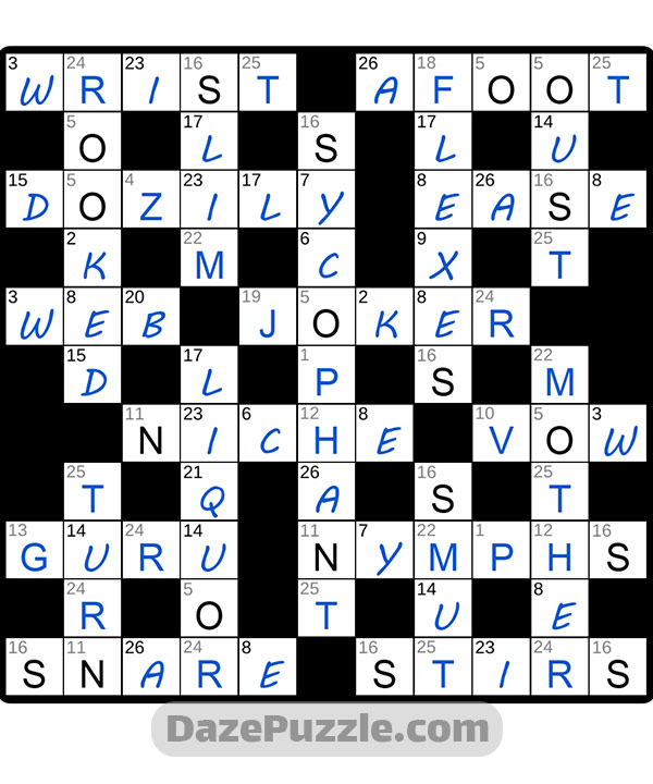 puzzle page codeword 1 december 2024 answer