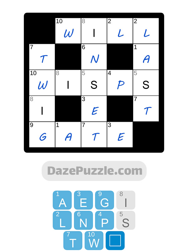 puzzle page codeword 11 december 2024 answer