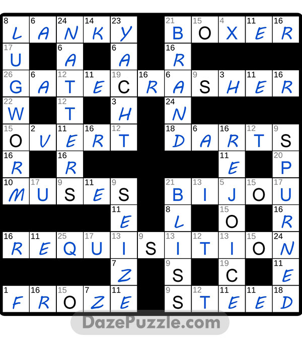 puzzle page codeword 29 december 2024 answer