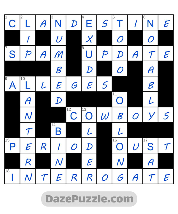 puzzle page crossword 13 december 2024 answer