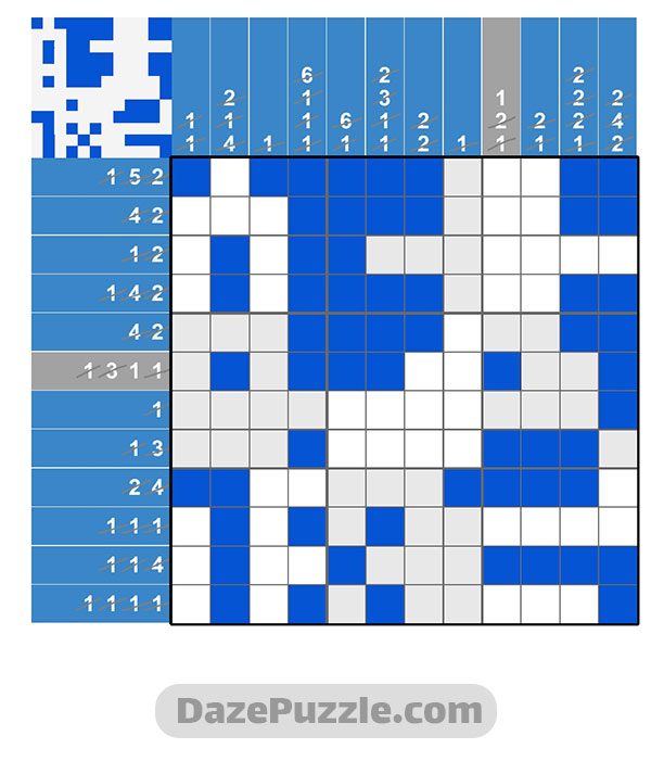 puzzle page picture cross 1 december 2024 answer