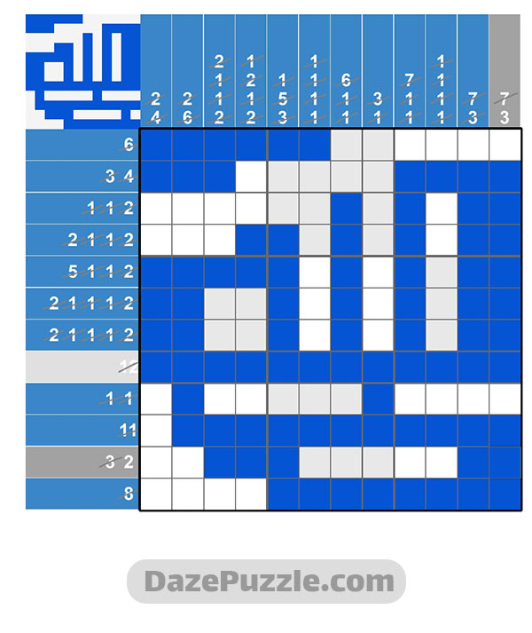 puzzle page picture cross 15 december 2024 answer