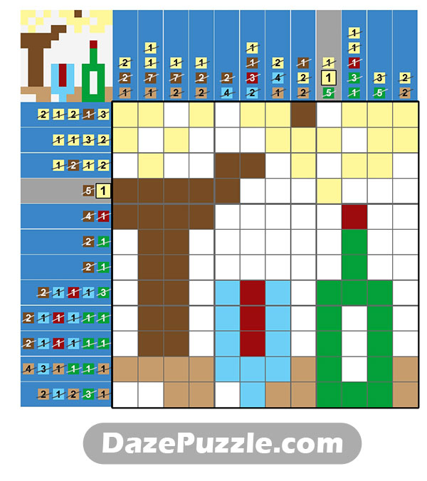puzzle page picture cross 19 december 2024 answer