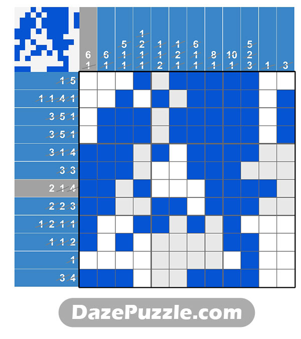 puzzle page picture cross 25 december 2024 answer