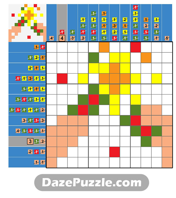 puzzle page picture cross 26 december 2024 answer