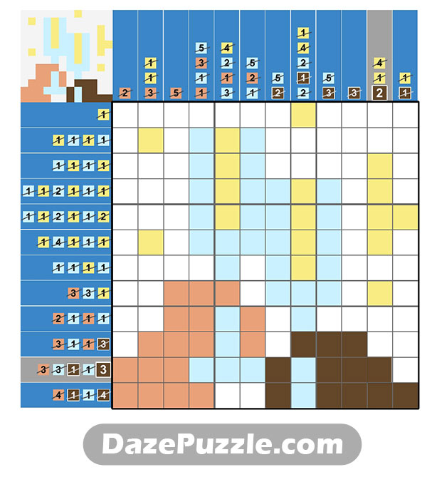 puzzle page picture cross 31 december 2024 answer