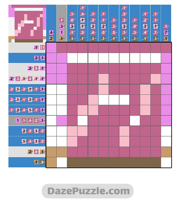 puzzle page picture cross 7 december 2024 answer