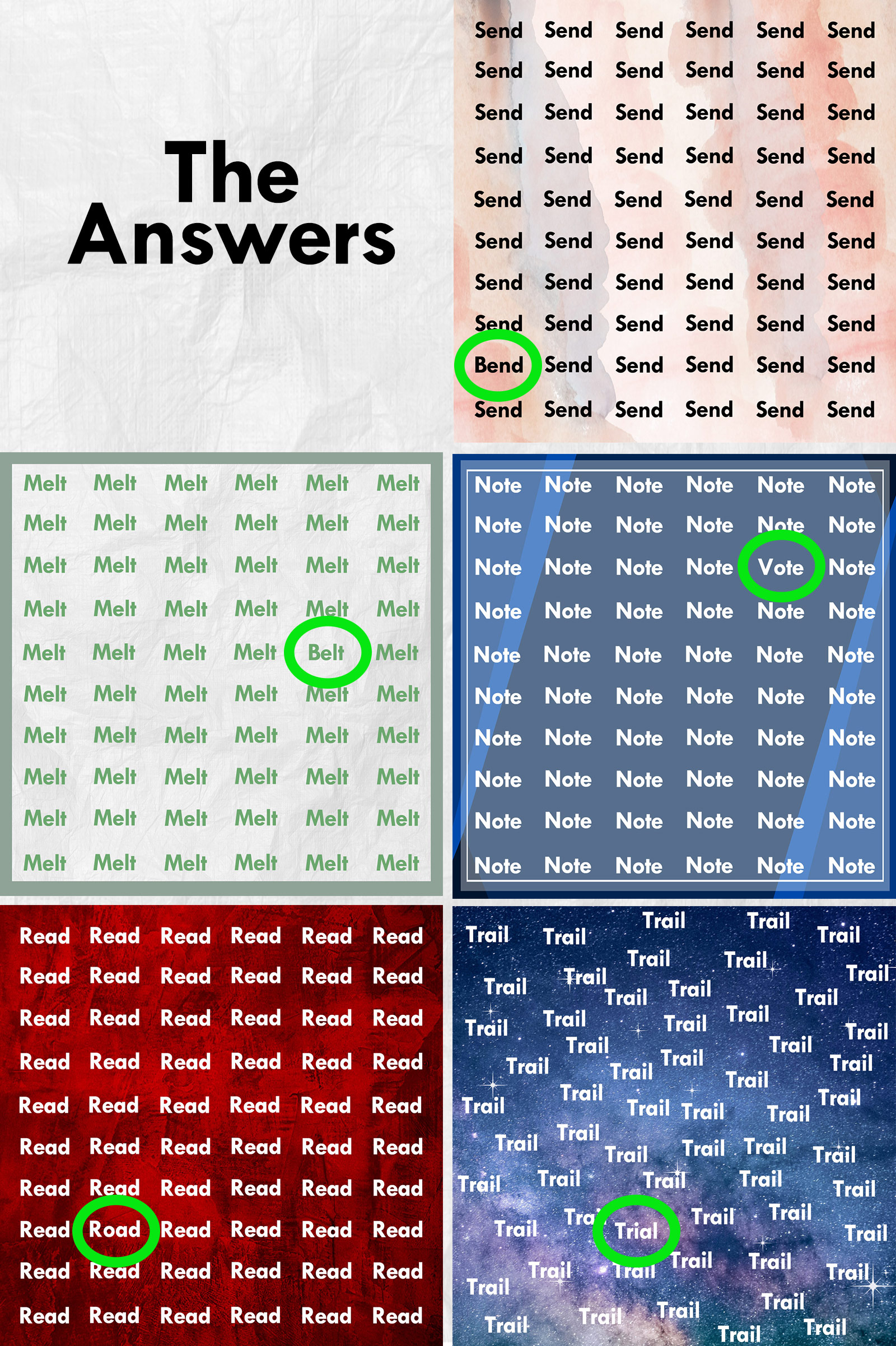 word search mania answers