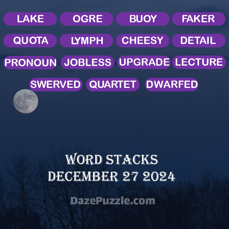 word stacks december 27 2024