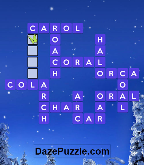 Wordscapes December 9 2024 Daily Puzzle Answers