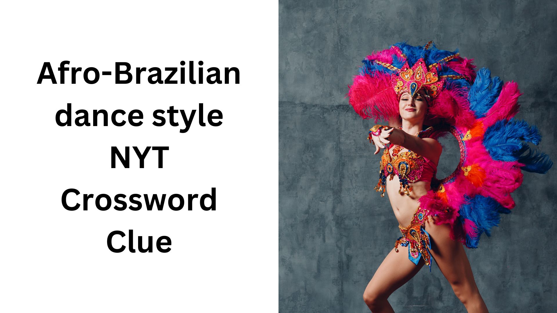 Afro-Brazilian dance style NYT Crossword Clue