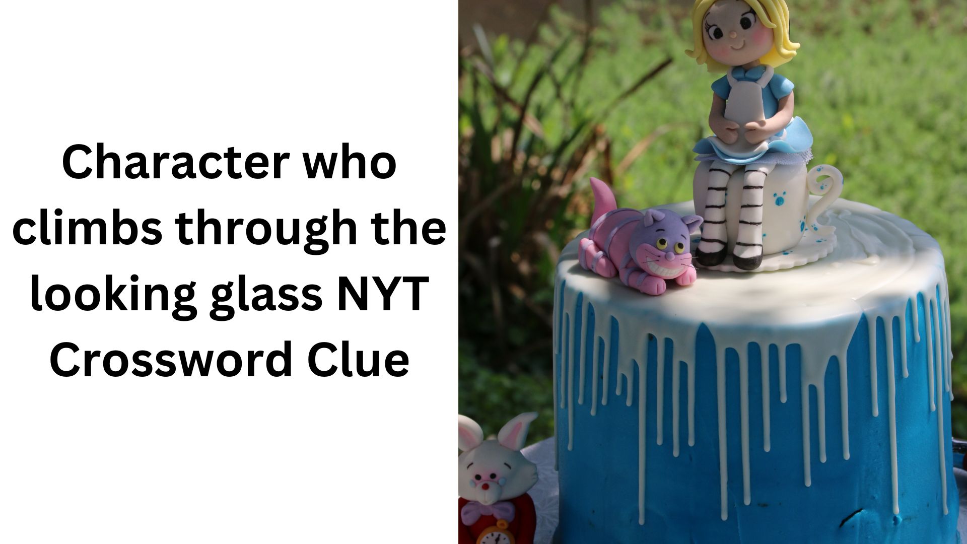 Character who climbs through the looking glass NYT Crossword Clue