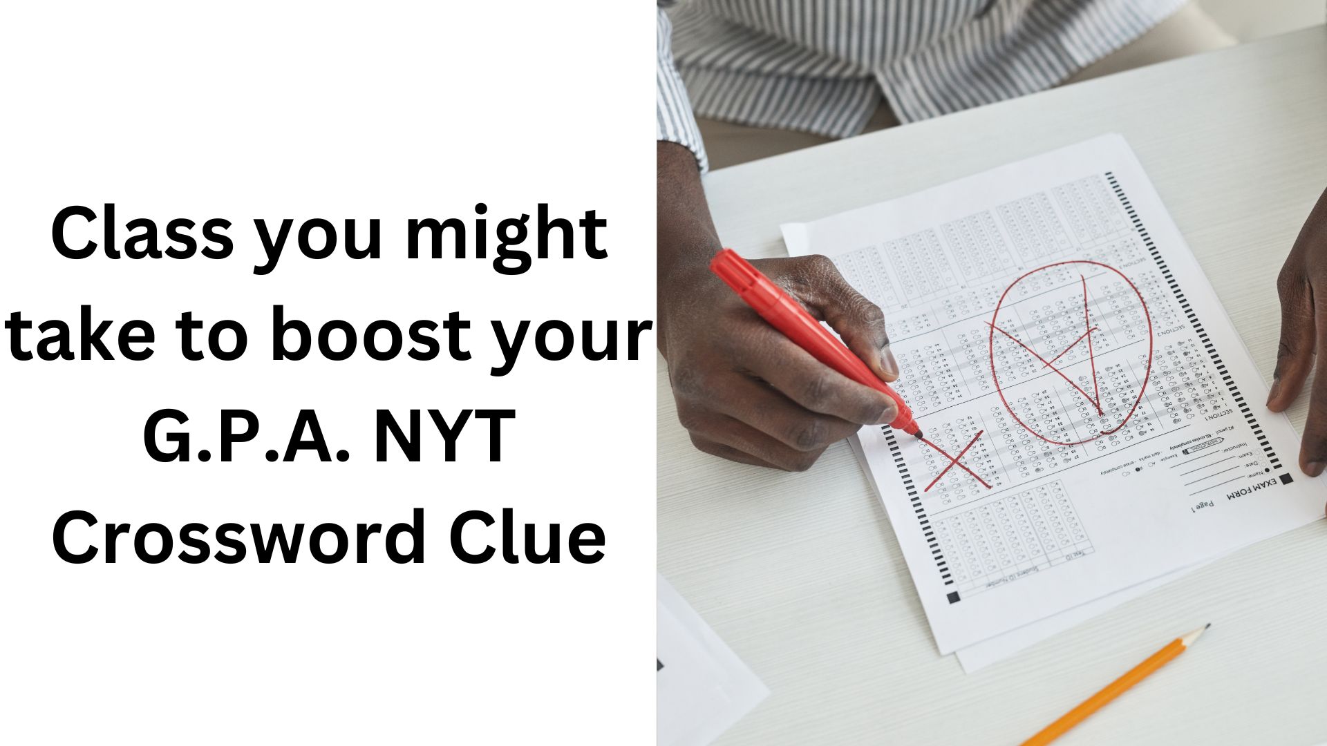 Class you might take to boost your G.P.A. NYT Crossword Clue