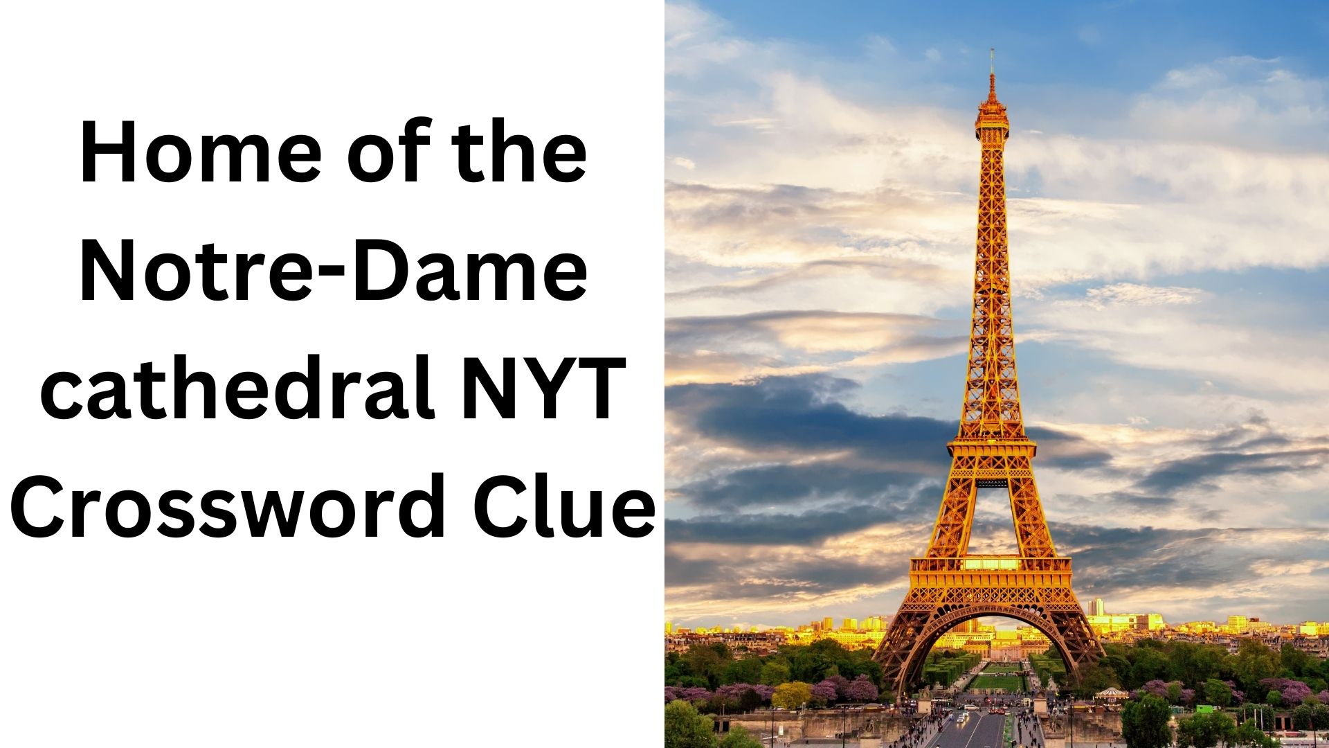 Home of the Notre-Dame cathedral NYT Crossword Clue