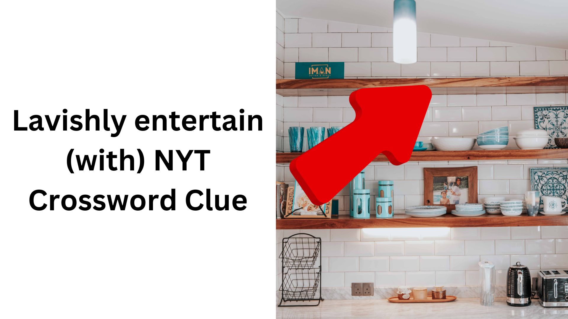 Lavishly entertain (with) NYT Crossword Clue