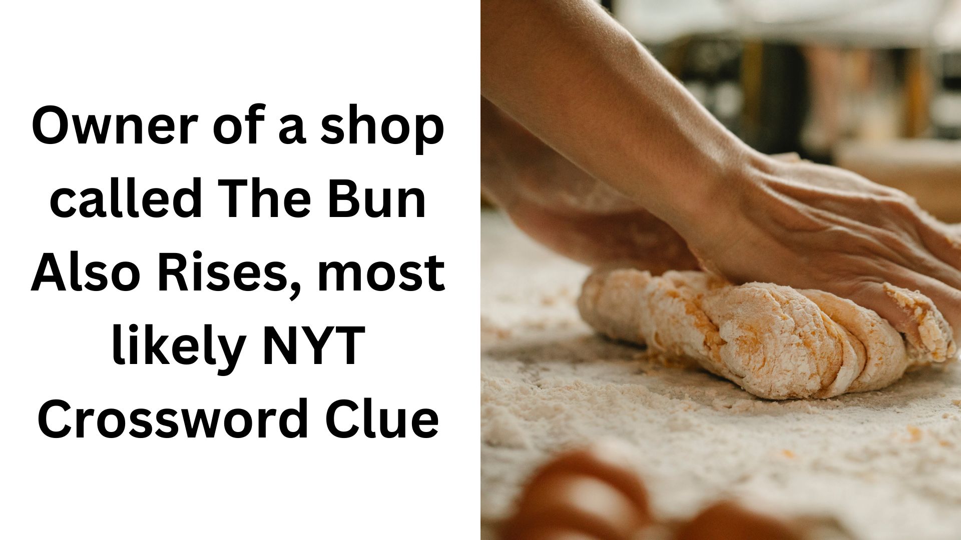 Owner of a shop called The Bun Also Rises, most likely NYT Crossword Clue