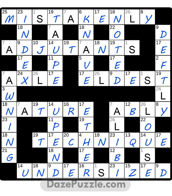 puzzle page codeword 19 january 2025 answer