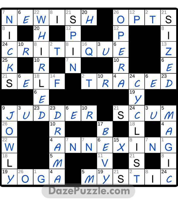 puzzle page codeword 5 january 2025 answer
