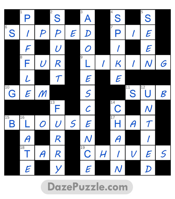 puzzle page crossword 28 january 2025 answer