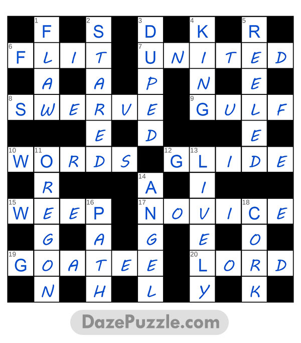 puzzle page crossword 29 january 2025 answer