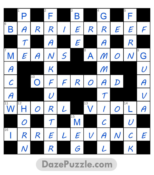 puzzle page crossword 30 january 2025 answer