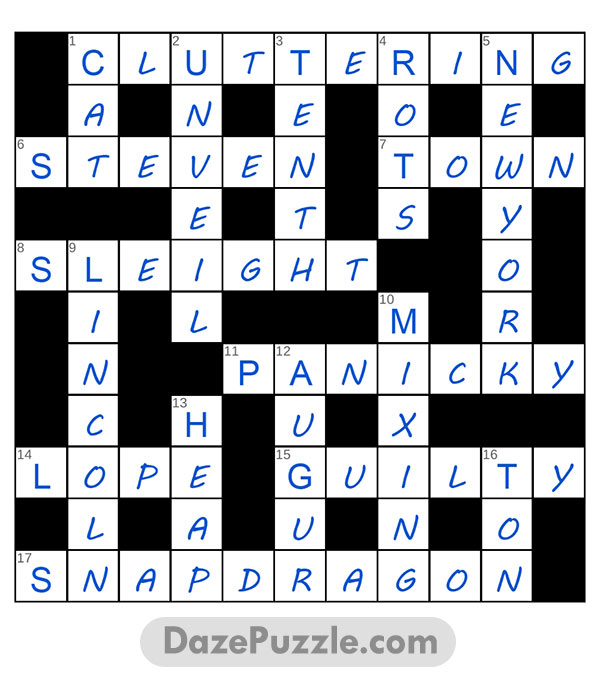 puzzle page crossword 31 january 2025 answer