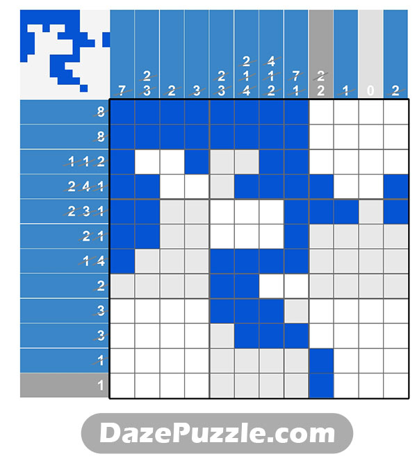 puzzle page picture cross 26 january 2025 answer