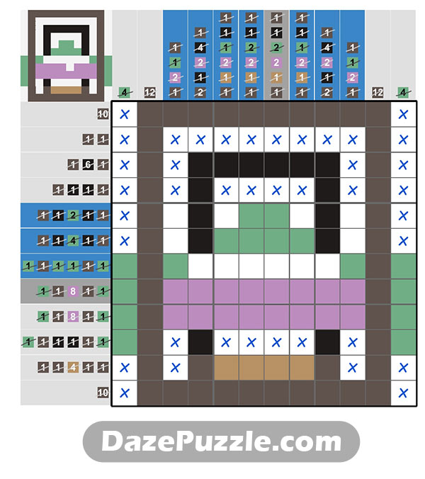 puzzle page picture cross 28 january 2025 answer