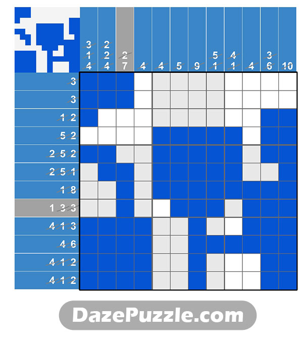 puzzle page picture cross 29 january 2025 answer