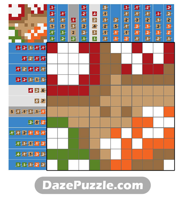 puzzle page picture cross 9 january 2025 answer