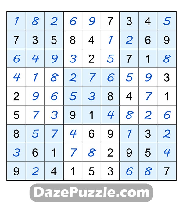 puzzle page sudoku 12 january 2025 answer
