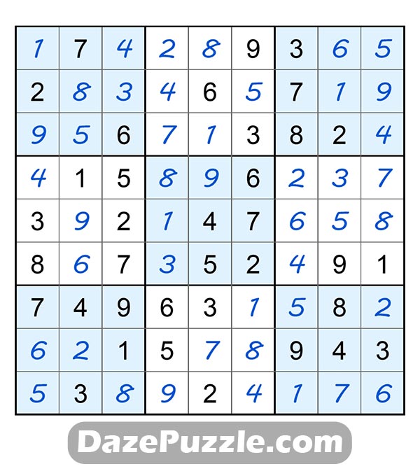 puzzle page sudoku 28 january 2025 answer