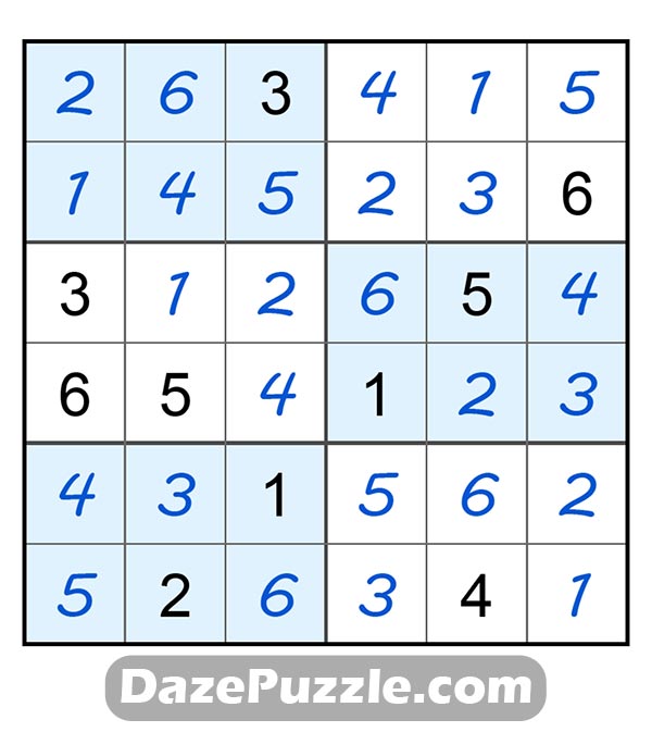 puzzle page sudoku 6 january 2025 answer