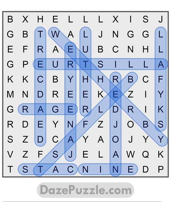 puzzle page word search 10 january 2025 answer