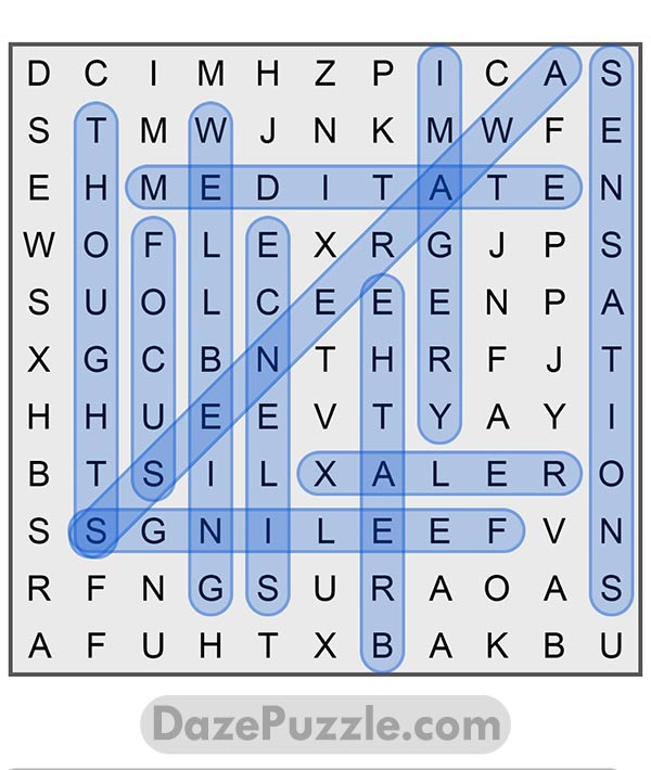 puzzle page word search 14 january 2025 answer