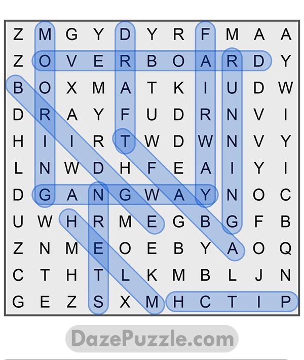 puzzle page word search 24 january 2025 answer