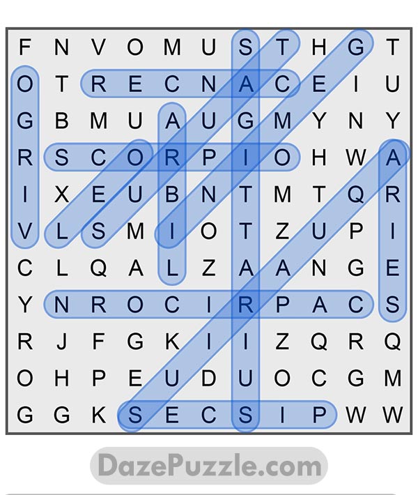 puzzle page word search 28 january 2025 answer